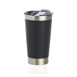 Copo Térmico Premium Aço Inox     Tampa c/ abridor